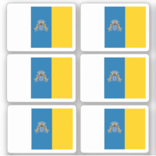 Pegatina Bandera de las Islas Canarias - colección