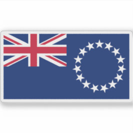 Pegatina Bandera de las Islas Cook, Nueva Zelandia