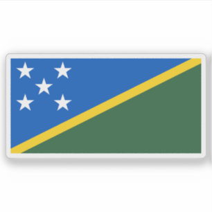 Pegatina Bandera de las Islas Salomón