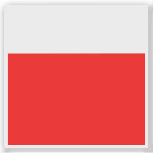 Pegatina Bandera de Lausana, Suiza (Anverso)