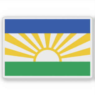 Pegatina Bandera de Lebowa, la República de Sudáfrica