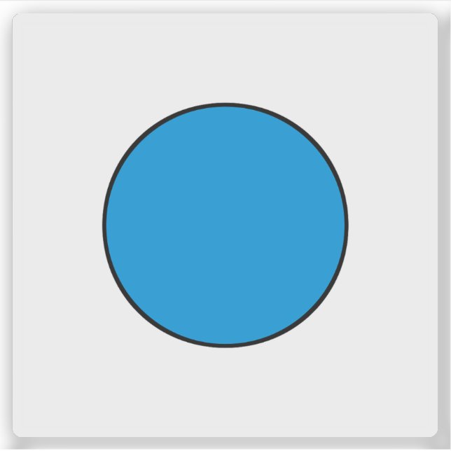 Pegatina Bandera de Lenzburg, Suiza (Anverso)