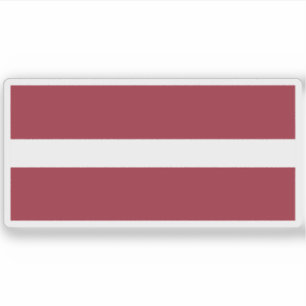 Pegatina Bandera de Letonia