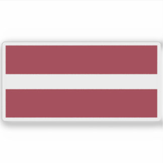 Pegatina Bandera de Letonia