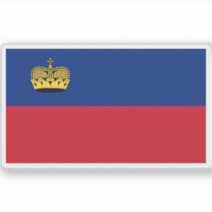 Pegatina Bandera de Liechtenstein