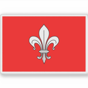 Pegatina Bandera de Lille (1945-1987)