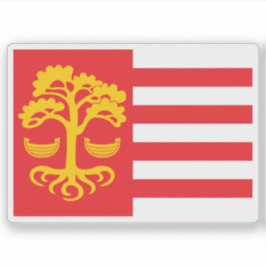 Pegatina Bandera de Loksa, Estonia