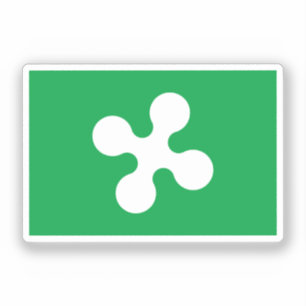 Pegatina Bandera de Lombardia