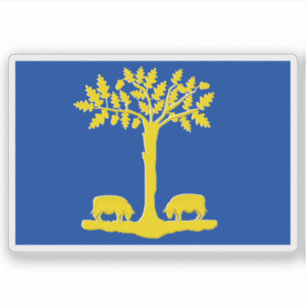 Pegatina Bandera de Lommel, Bélgica