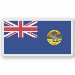 Pegatina Bandera de los asentamientos británicos de África 