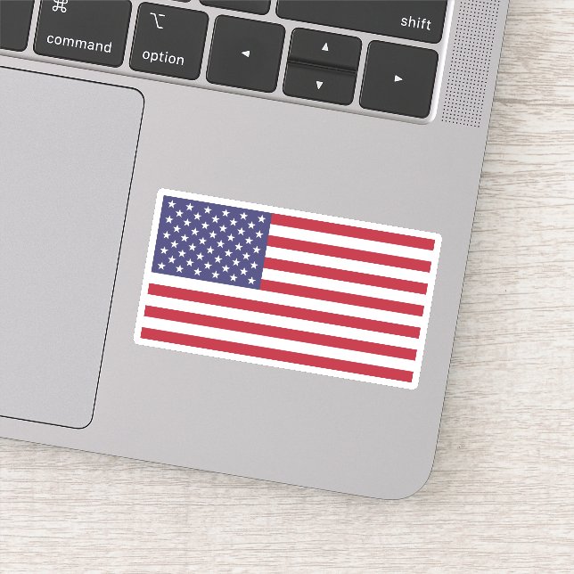 Pegatina Bandera de los Estados Unidos (Detalle)