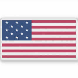 Pegatina Bandera de los Estados Unidos de América (1777-179