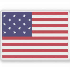 Pegatina Bandera de los Estados Unidos de América (1795-181