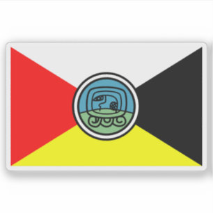 Pegatina Bandera de los guatemaltecos nativos, Centroaméric