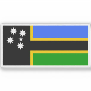 Pegatina Bandera de los habitantes del Mar del Sur Australi