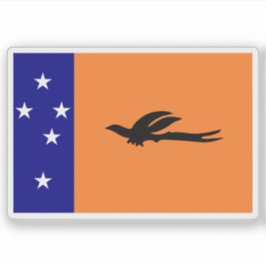 Pegatina Bandera de los mesomelanesios, Melanesia, Oceanía