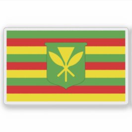 Pegatina Bandera de los nativos hawaianos, Polinesia, Ocean