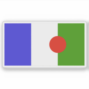 Pegatina Bandera de los pueblos Batwa