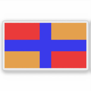 Pegatina Bandera de los pueblos hemshin (Armenia)