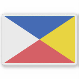 Pegatina Bandera de los pueblos mayas, México