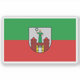 Pegatina Bandera de Magdeburgo, Alemania