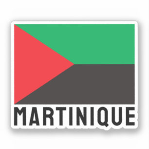 Pegatina Bandera de Martinica (2023)