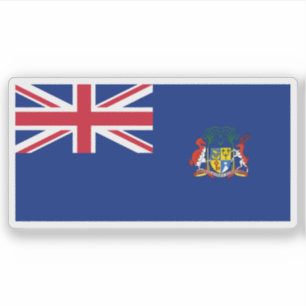 Pegatina Bandera de Mauricio (1923-1968)