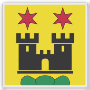 Pegatina Bandera de Meilen, Suiza