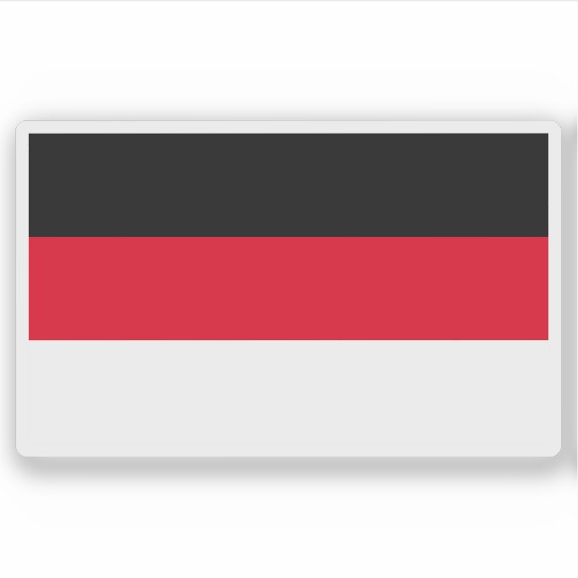 Pegatina Bandera de Memmingen, Alemania (Anverso)