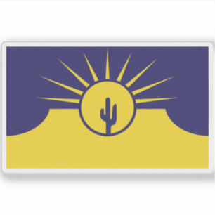 Pegatina Bandera de Mesa, Arizona