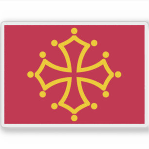 Pegatina Bandera de Midi-Pyrénées