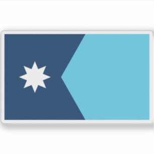 Pegatina Bandera de Minnesota