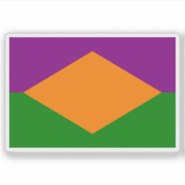 Pegatina Bandera de Mora, Costa Rica