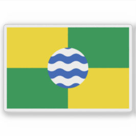Pegatina Bandera de Nairobi, la República de Kenia