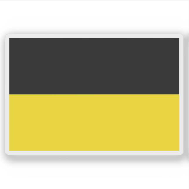 Pegatina Bandera de Namur, Bélgica (Anverso)