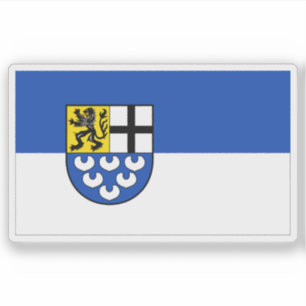 Pegatina Bandera de Nettersheim, Euskirchen Kreis, Alemania