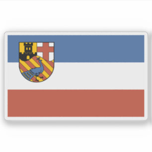 Pegatina Bandera de Neuwied, Alemania