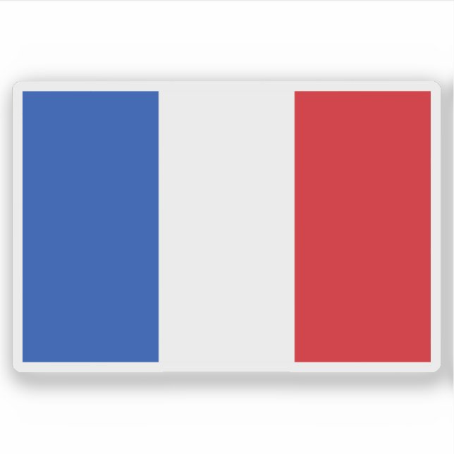 Pegatina Bandera de Nivelles, Bélgica (Anverso)