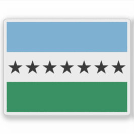 Pegatina Bandera de Nueva Loja (Lago Agrio), Ecuador