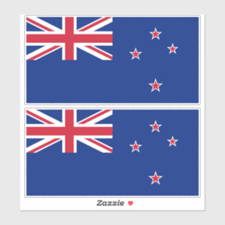Pegatina Bandera de Nueva Zelanda: Union Jack, Estrellas de