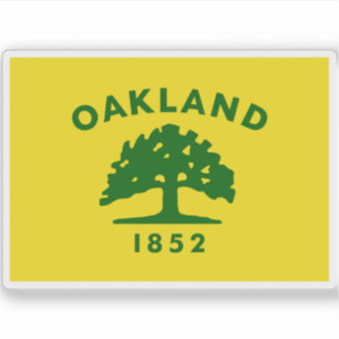 Pegatina Bandera de Oakland, California