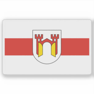 Pegatina Bandera de Offenburg, Alemania