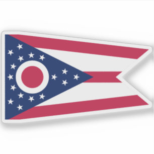 Pegatina Bandera de Ohio