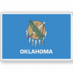 Pegatina Bandera de Oklahoma