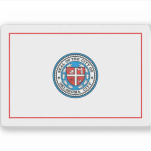 Pegatina Bandera de Oklahoma City, Oklahoma