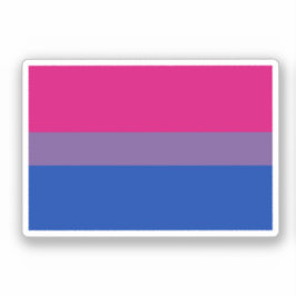 Pegatina Bandera de orgullo bisexual