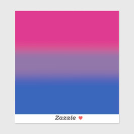 Pegatina Bandera de orgullo bisexual gradiente – Bi bandera