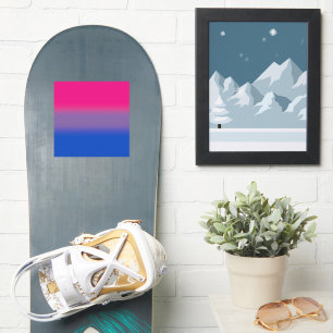 Pegatina Bandera de orgullo bisexual gradiente – Bi bandera