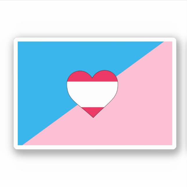 Pegatina Bandera de Orgullo de Age Play (Anverso)