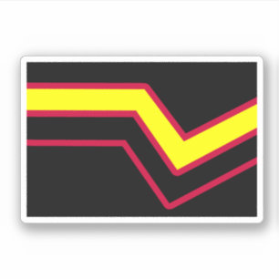 Pegatina Bandera de Orgullo de Caucho / Látex